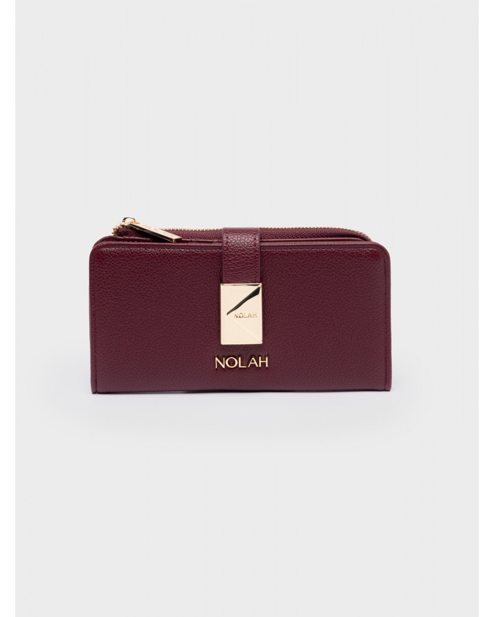 Nolah Γυναικείο Πορτοφόλι Savvina Burgundy Light Gold Γυναικεία Πορτοφόλια