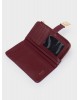 Nolah Γυναικείο Πορτοφόλι Savvina Burgundy Light Gold Γυναικεία Πορτοφόλια