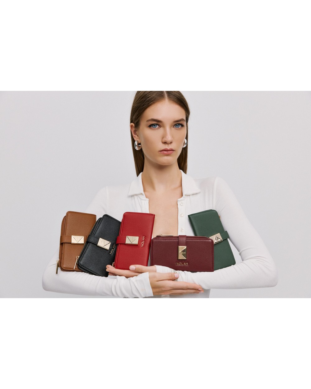 Nolah Γυναικείο Πορτοφόλι Savvina Brown Light Gold Γυναικεία Πορτοφόλια Nolah Γυναικείο Πορτοφόλι Savvina Brown Light Gold Γυναικεία Πορτοφόλια