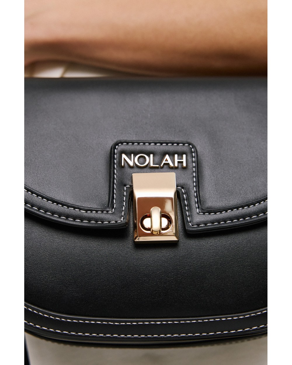 Nolah Γυναικεία Τσάντα ώμου & χιαστί Madrid Black Light Gold Γυναικείες Τσάντες Nolah Γυναικεία Τσάντα ώμου & χιαστί Madrid Black Light Gold Γυναικείες Τσάντες