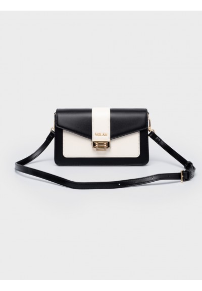 Nolah Γυναικεία Τσάντα ώμου & χιαστί Danny Black Cream