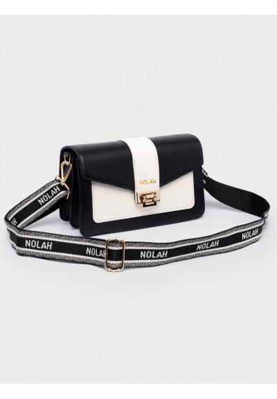 Nolah Γυναικεία Τσάντα ώμου & χιαστί Danny Black Cream