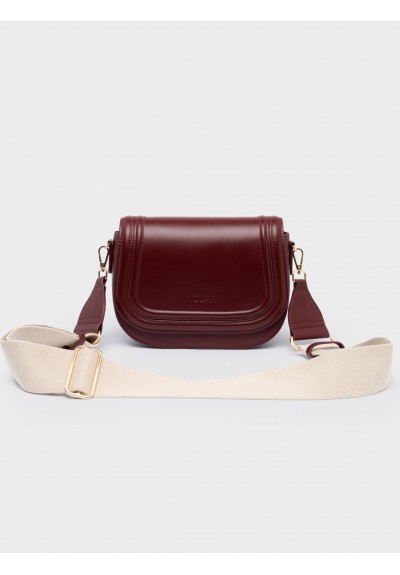 Nolah Γυναικεία Τσάντα ώμου & χιαστί Bradley Burgundy