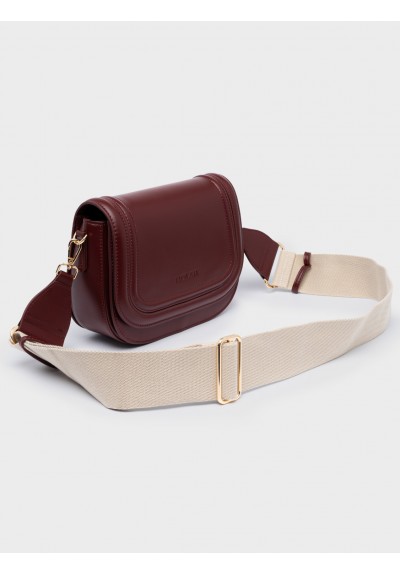 Nolah Γυναικεία Τσάντα ώμου & χιαστί Bradley Burgundy