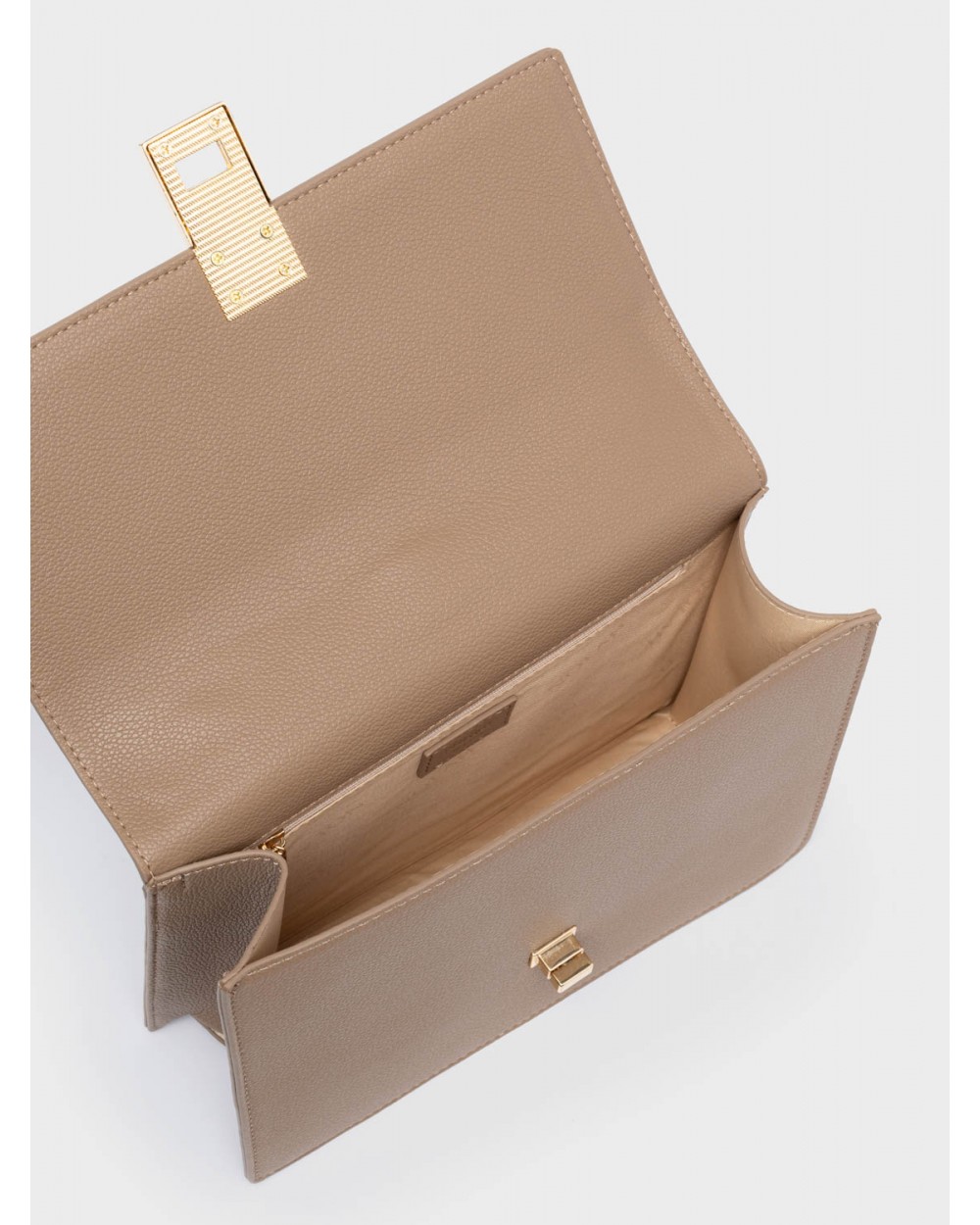 Nolah Γυναικεία Τσάντα ώμου & χιαστί Sevile Taupe Light Gold Γυναικείες Τσάντες