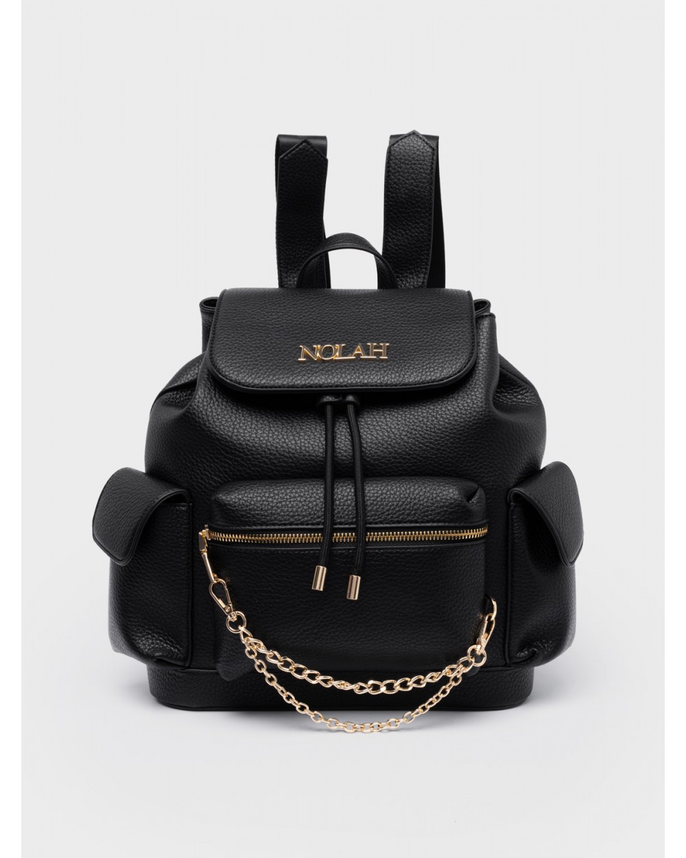 Nolah Γυναικεία Backpack Tasha Black Light Gold Γυναικείες Τσάντες
