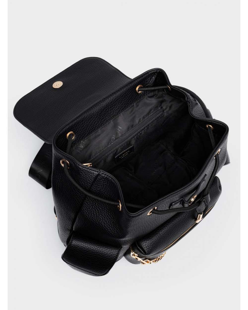 Nolah Γυναικεία Backpack Tasha Black Light Gold Γυναικείες Τσάντες
