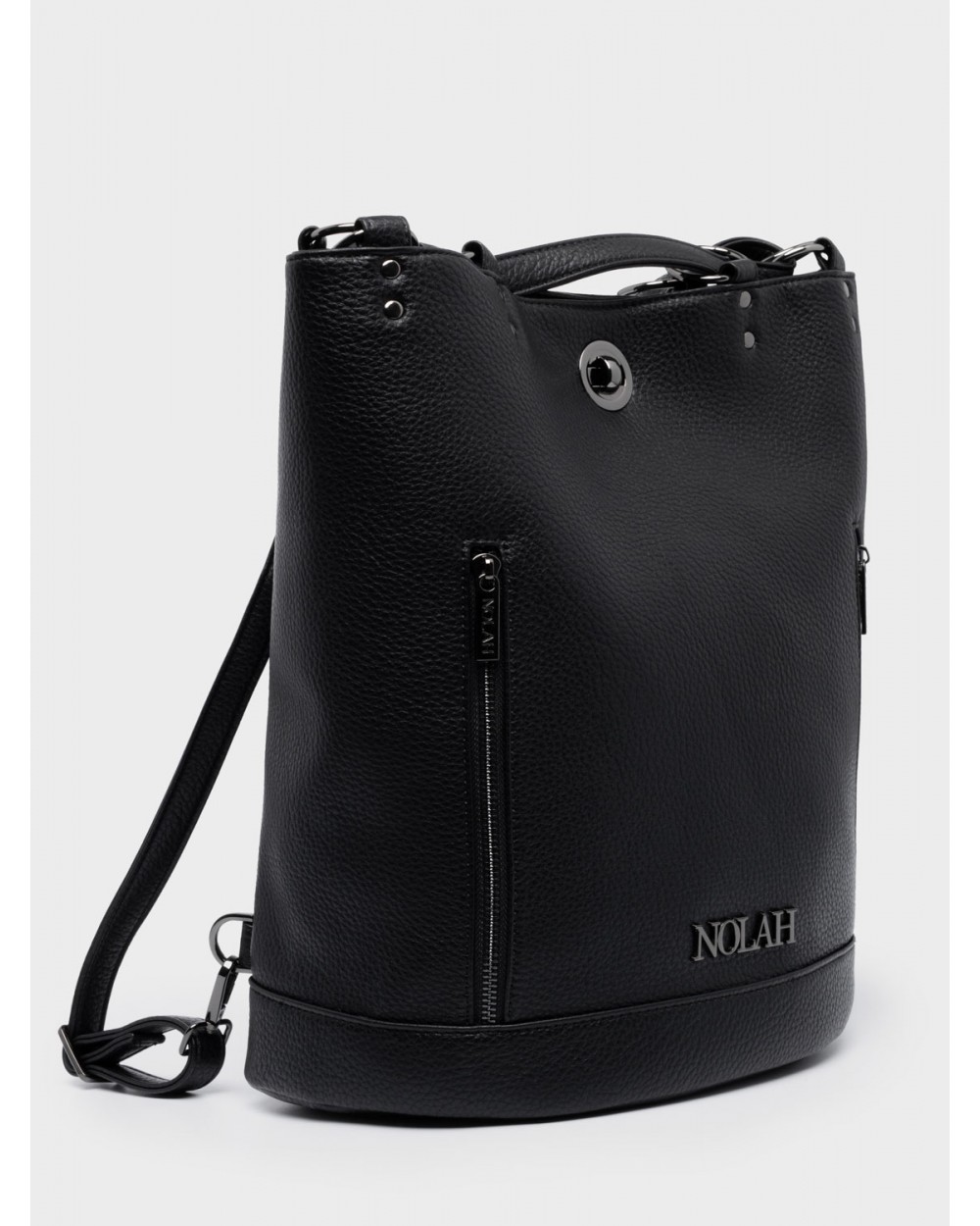 Nolah Γυναικεία Backpack & ώμου Teo Black Gun Γυναικείες Τσάντες