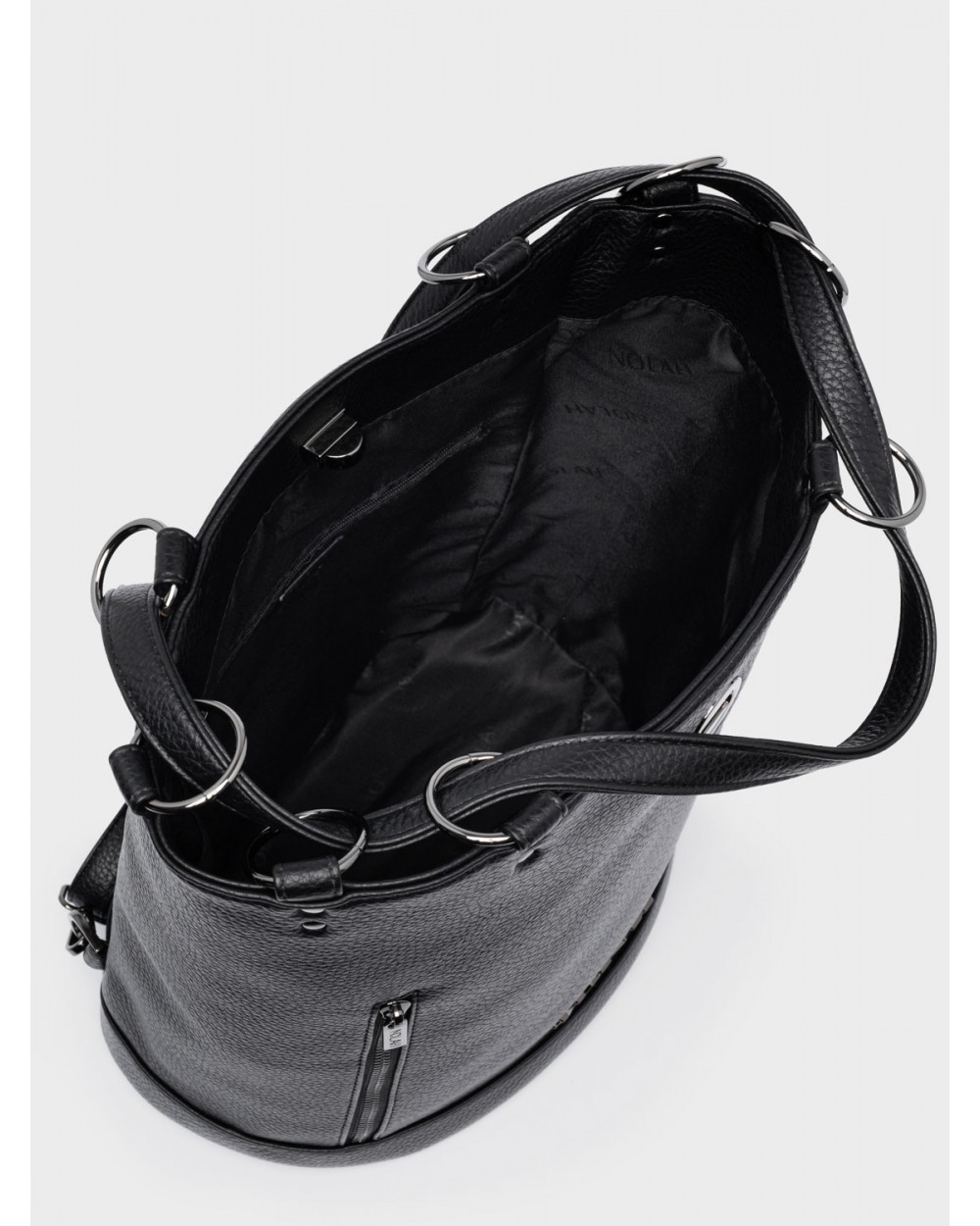 Nolah Γυναικεία Backpack & ώμου Teo Black Gun Γυναικείες Τσάντες