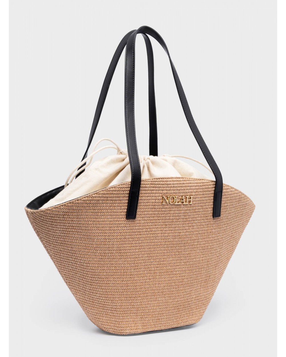 Nolah Γυναικεία Τσάντα ώμου Camelia Beige Black Γυναικείες Τσάντες Nolah Γυναικεία Τσάντα ώμου Camelia Beige Black Γυναικείες Τσάντες