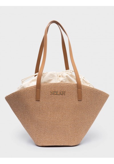 Nolah Γυναικεία Τσάντα ώμου Camelia Beige Brown