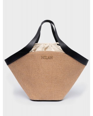 Nolah Γυναικεία Τσάντα ώμου Alessa Beige Black