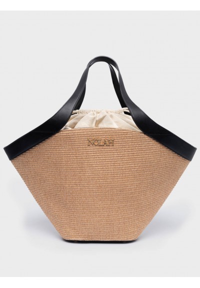 Nolah Γυναικεία Τσάντα ώμου Alessa Beige Black