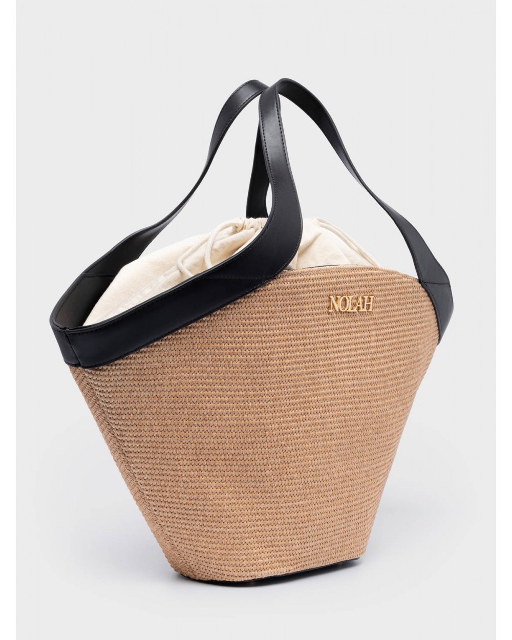 Nolah Γυναικεία Τσάντα ώμου Alessa Beige Black Γυναικείες Τσάντες Nolah Γυναικεία Τσάντα ώμου Alessa Beige Black Γυναικείες Τσάντες