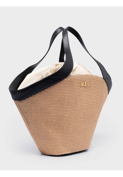 Nolah Γυναικεία Τσάντα ώμου Alessa Beige Black