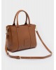 Nolah Γυναικεία Τσάντα ώμου & χιαστί Korina Medium Brown Γυναικείες Τσάντες