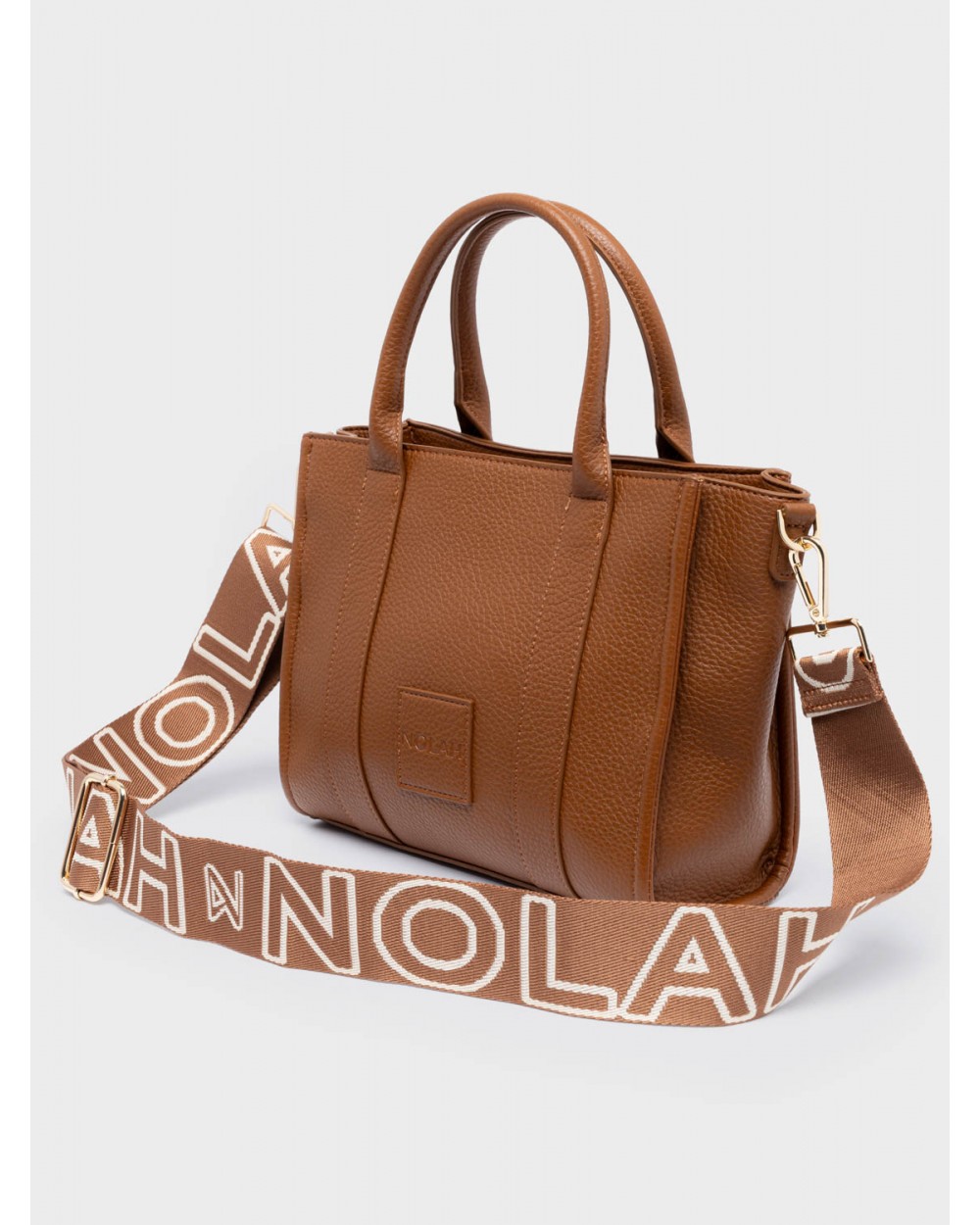 Nolah Γυναικεία Τσάντα ώμου & χιαστί Korina Medium Brown Γυναικείες Τσάντες