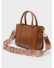 Nolah Γυναικεία Τσάντα ώμου & χιαστί Korina Medium Brown Γυναικείες Τσάντες