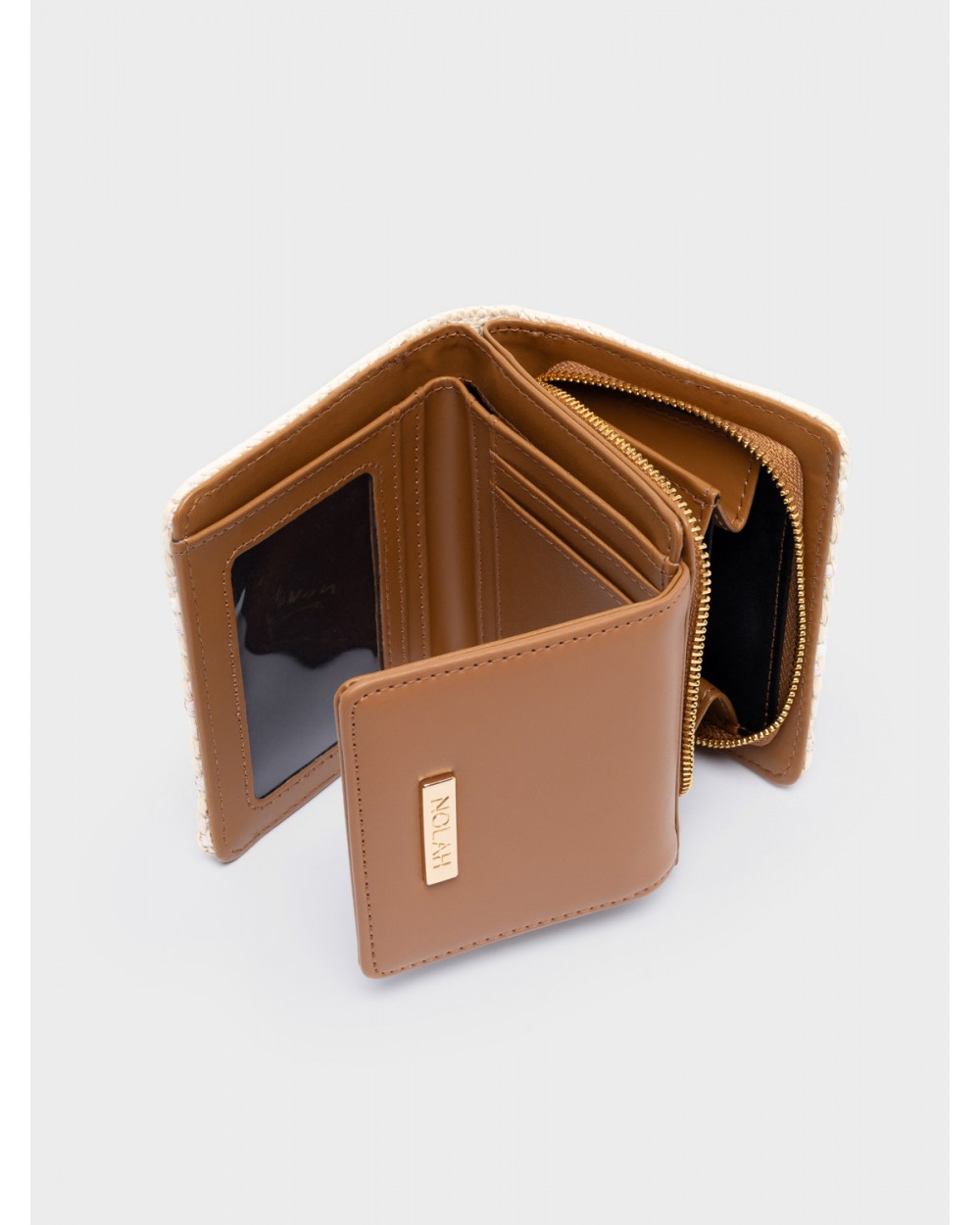 Nolah Γυναικείο Πορτοφόλι Toulouse Cream Brown Γυναικεία Πορτοφόλια