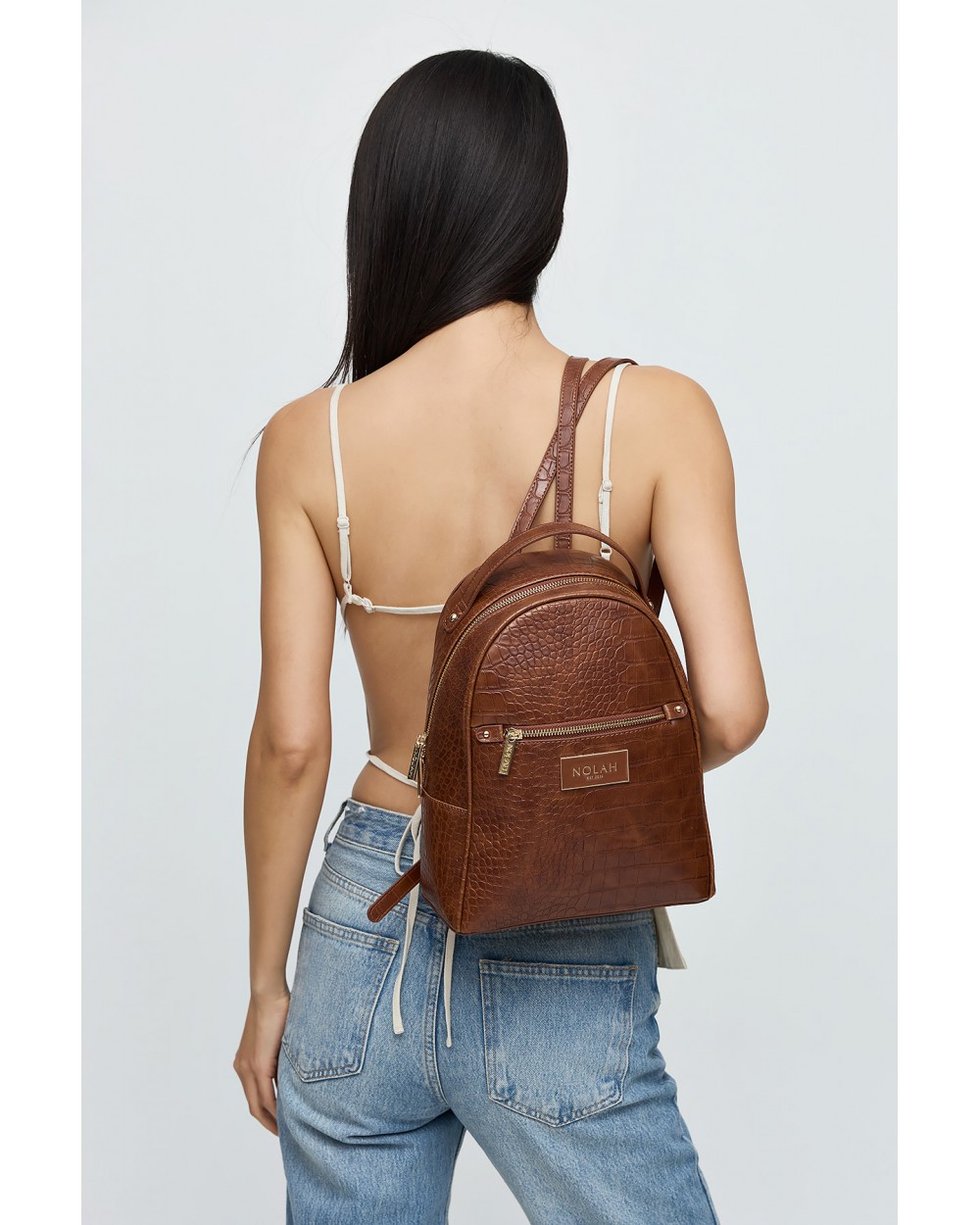 Nolah Γυναικεία Back bag Benji Brown Γυναικείες Τσάντες Nolah Γυναικεία Back bag Benji Brown Γυναικείες Τσάντες