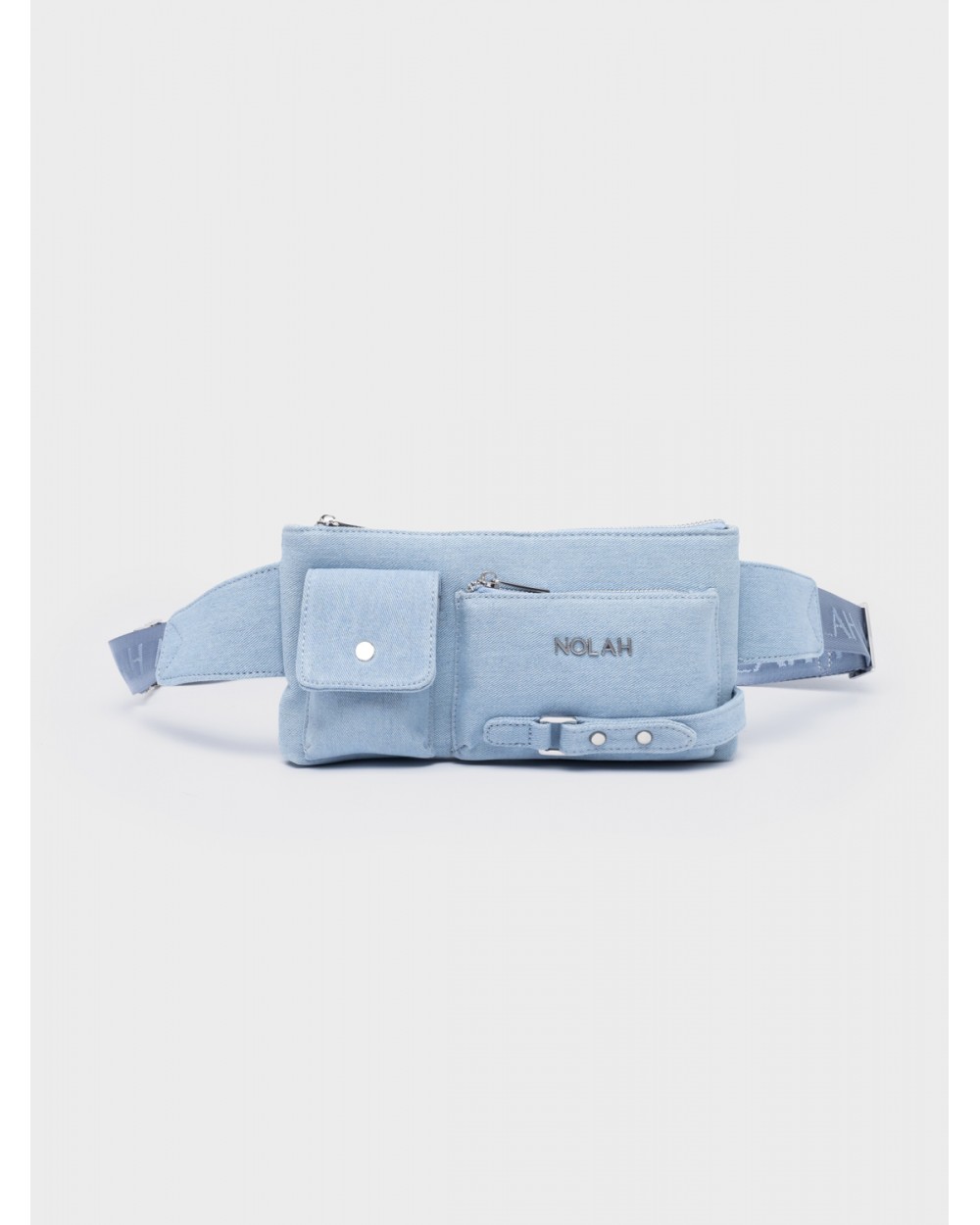 Nolah Γυναικεία Beltbag Kensighton Denim Light Blue Silver Γυναικείες Τσάντες Nolah Γυναικεία Beltbag Kensighton Denim Light Blue Silver Γυναικείες Τσάντες