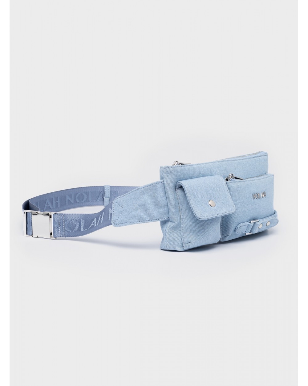 Nolah Γυναικεία Beltbag Kensighton Denim Light Blue Silver Γυναικείες Τσάντες Nolah Γυναικεία Beltbag Kensighton Denim Light Blue Silver Γυναικείες Τσάντες