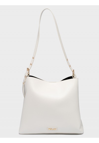 Nolah Γυναικεία Τσάντα ώμου Ivana Cream
