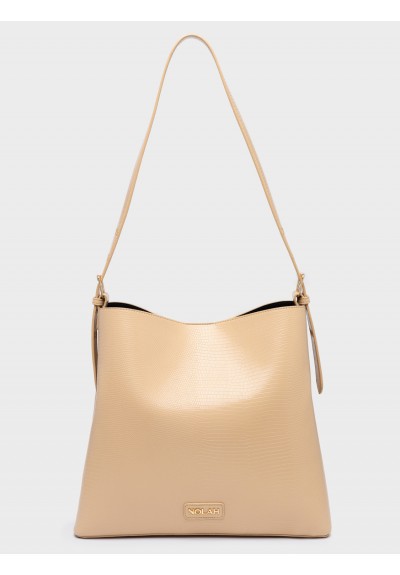 Nolah Γυναικεία Τσάντα ώμου Ivana Beige