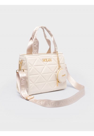 Nolah Γυναικεία Τσάντα ώμου & χιαστί Ryder Medium Ivory