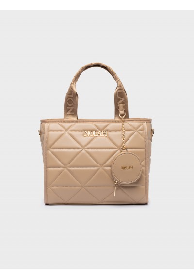 Nolah Γυναικεία Τσάντα ώμου & χιαστί Ryder Medium Beige