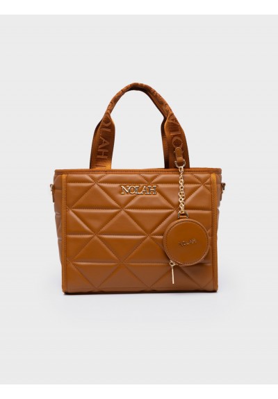 Nolah Γυναικεία Τσάντα ώμου & χιαστί Ryder Medium Brown