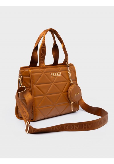 Nolah Γυναικεία Τσάντα ώμου & χιαστί Ryder Medium Brown