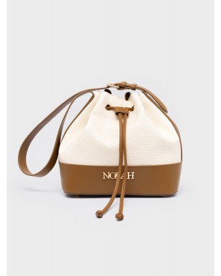 Nolah Γυναικεία Τσάντα ώμου Felicity Cream Brown