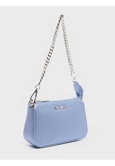 Nolah Γυναικεία Τσάντα ώμου & χιαστί Zozephine Shiny Blue