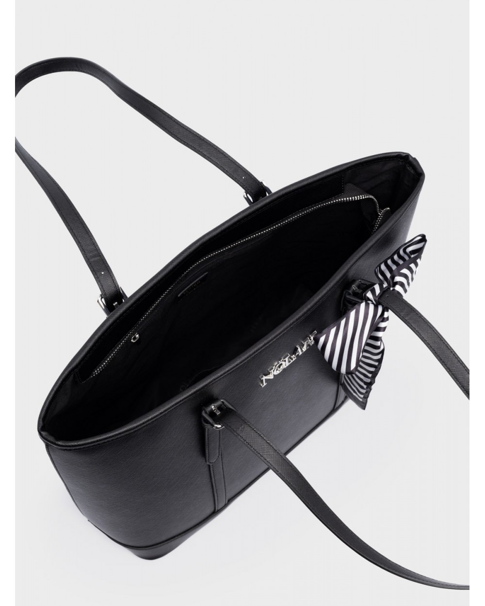 Nolah Γυναικεία τσάντα ώμου Ella Black Silver Γυναικείες Τσάντες Nolah Γυναικεία τσάντα ώμου Ella Black Silver Γυναικείες Τσάντες