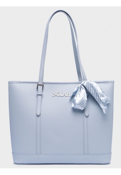 Nolah Γυναικεία τσάντα ώμου Ella Light Blue Silver