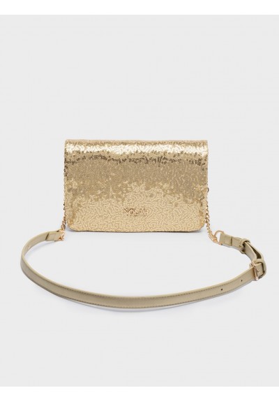 Nolah Γυναικεία Τσάντα ώμου & χιαστί Briggite Gold