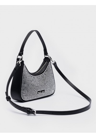 Nolah Γυναικεία Τσάντα ώμου & χιαστί Zade White Silver