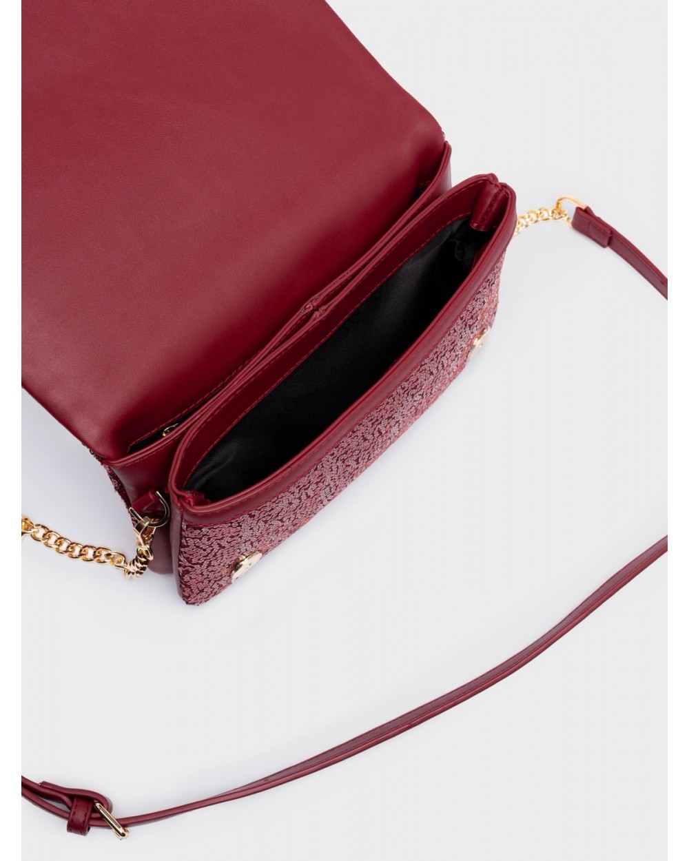 Nolah Γυναικεία Τσάντα ώμου Briggite Wine Red Γυναικείες Τσάντες