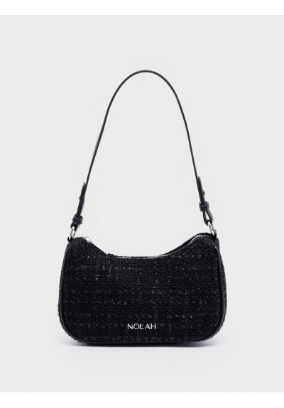 Nolah Γυναικεία Τσάντα ώμου & χιαστί Yeliz Black Silver