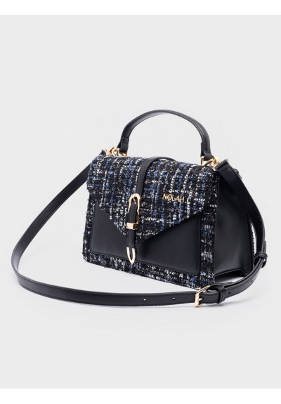 Nolah Γυναικεία Τσάντα ώμου & χιαστί Leonie Blue-Black