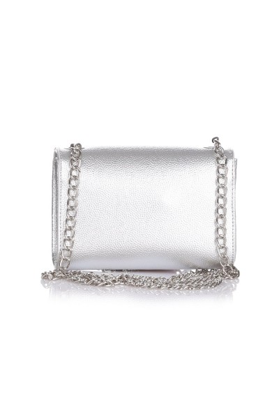 Valentino Γυναικεία τσάντα ώμου & χιαστί Divina  Ασημί