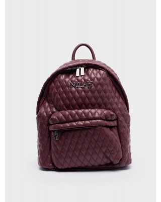 Nolah Γυναικεία Back Bag Kokoon Burgundy Silver