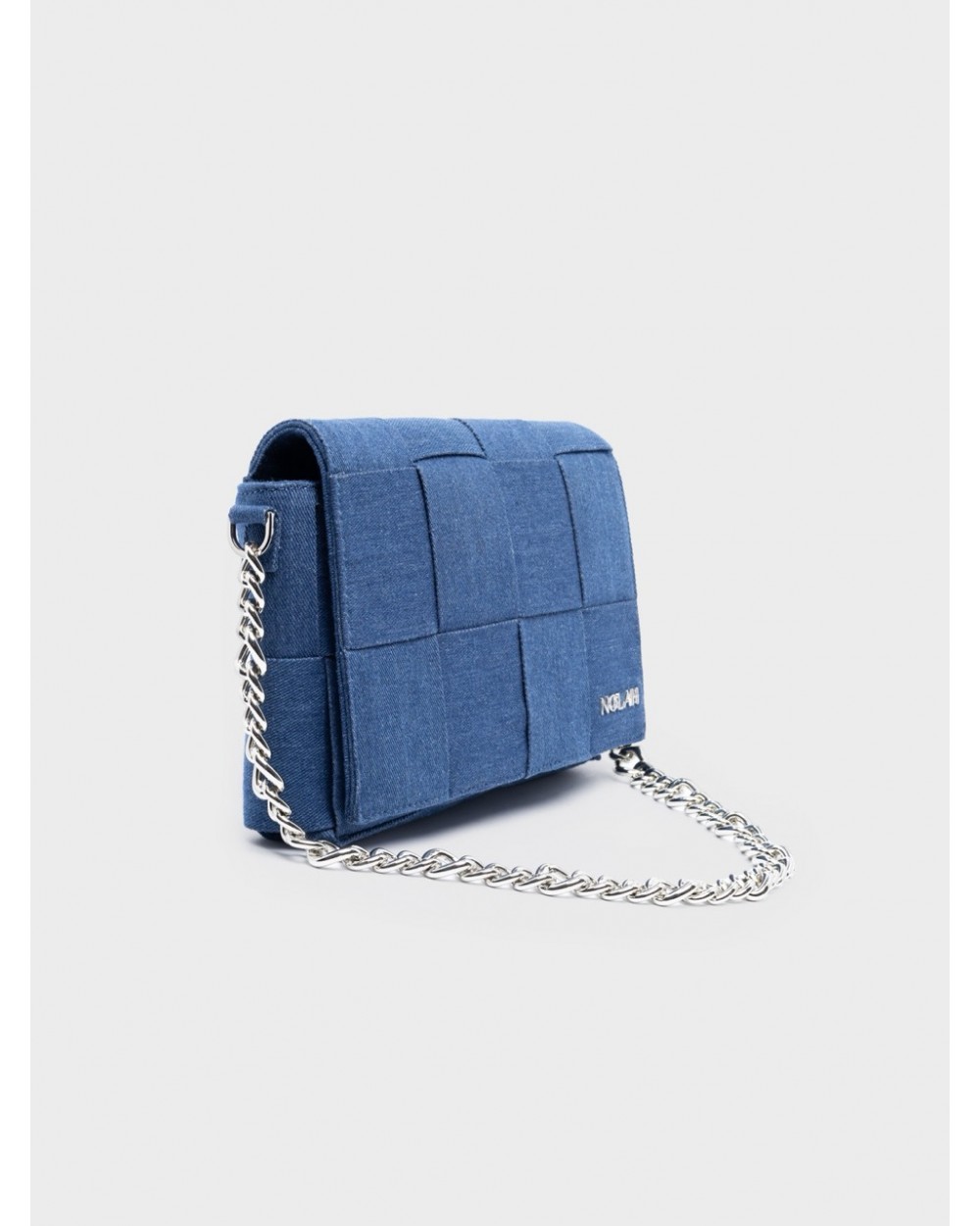 Nolah Γυναικεία τσάντα ώμου & χιαστί BillyJean Navy Silver Γυναικείες Τσάντες Nolah Γυναικεία τσάντα ώμου & χιαστί BillyJean Navy Silver Γυναικείες Τσάντες