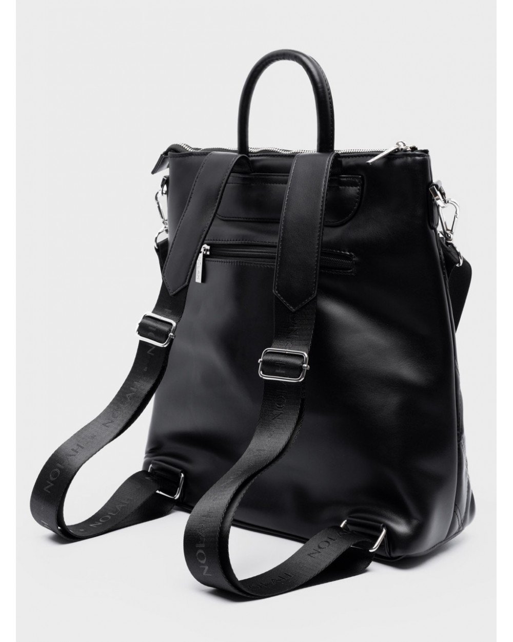 Nolah Γυναικεία Βackpack & χιαστί Rhode Black Silver Γυναικείες Τσάντες Nolah Γυναικεία Βackpack & χιαστί Rhode Black Silver Γυναικείες Τσάντες
