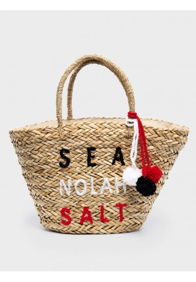 Nolah Salt Ψάθινη Τσάντα Θαλάσσης