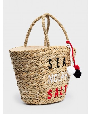 Nolah Salt Ψάθινη Τσάντα Θαλάσσης