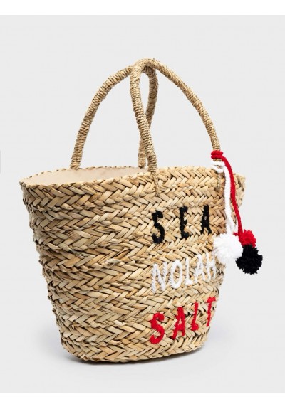 Nolah Salt Ψάθινη Τσάντα Θαλάσσης