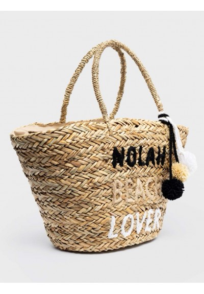Nolah Beach Lover Ψάθινη Τσάντα Θαλάσσης