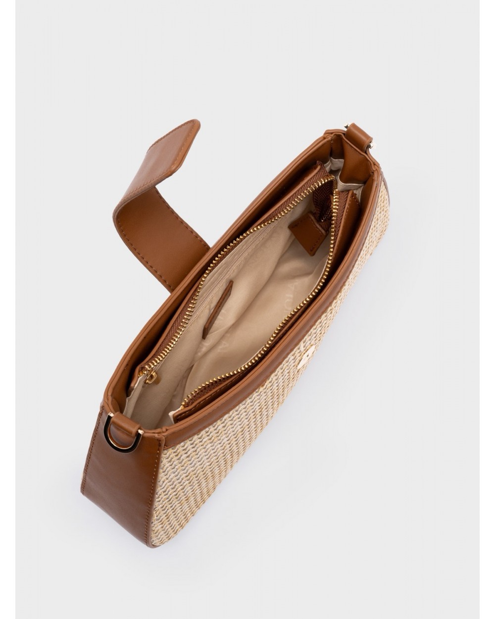 Nolah Γυναικεία Tσάντα ώμου & χιαστί Riviera Beige-Brown Γυναικείες Τσάντες